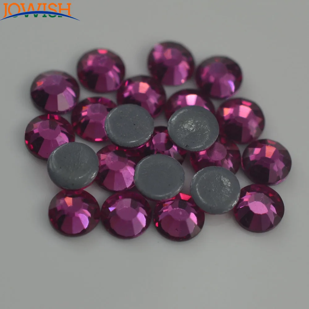 

Top Quality Amethyst Hotfix rhinestone ss6 to ss30 Flatback crystal stone for DIY cristales para uñas clothing