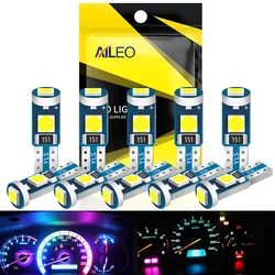 Luces LED superbrillantes para tablero de instrumentos, indicador de advertencia de coche, bombillas de clúster, T5, W3W, W1.2W, 74, 286, 3030, 10 piezas