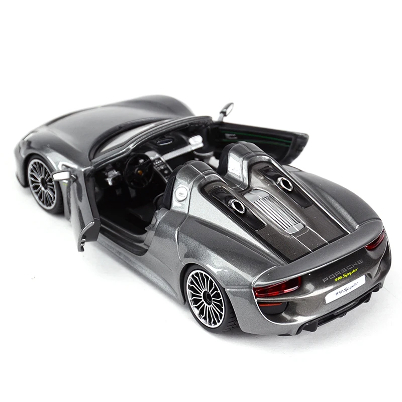 Bburago 1:24 Porsche 918 Spyder Sports Car Static Die Cast Vehicles Collectible Model Car Toys