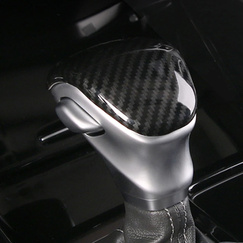 

Накладка на рычаг переключения передач из АБС-пластика из углеродного волокна для Kia Seltos Sonet 2023, карнавальный Ka4 2020 2021 2022, крышка ручки переключения передач, аксессуары