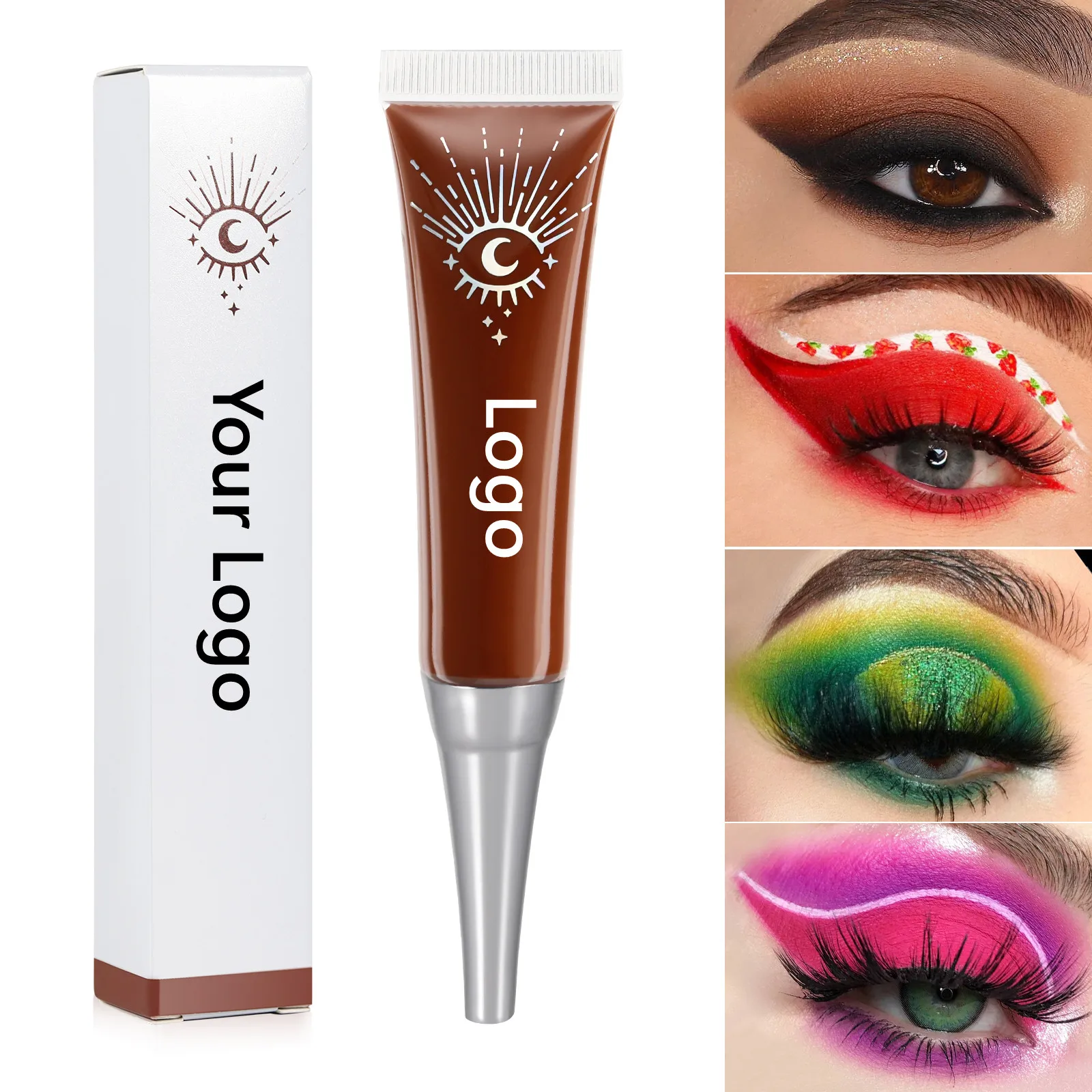 Wholesale Liquid Eyeshadow Primer Base Pigment Eye Makeup Waterproof Private Label 8 Color Eye Shadow Primer Concealer