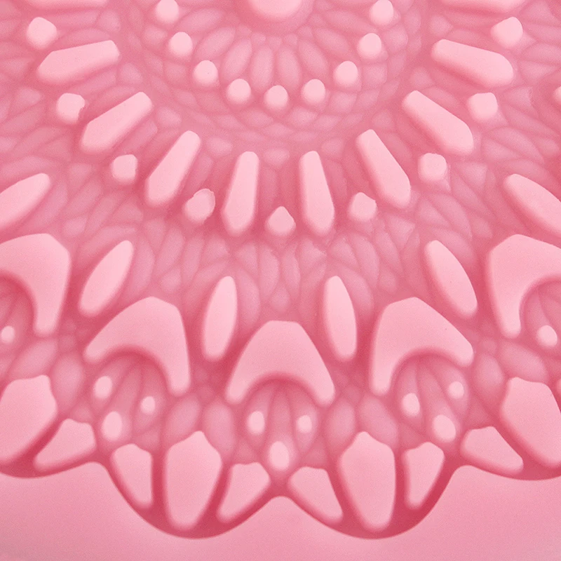 DIY Round Lace Flower Silicone Fondant Mold Chocolate Cupcake Baking Mould Tools Brand New and High Quality