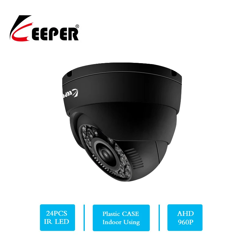 Keeper-HD 미니 돔 AHD 카메라, 1.3MP, 고화질 감시, 적외선 960P, CCTV 보안, 야외 돔 방수 카메라