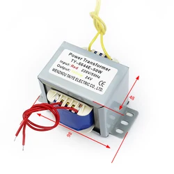 EI Power transformer AC-AC 220V 380V input 9V 12V 18V 24V 36V 110V 24V-0-24V isolation transformer 50W/VA Electronic Transformer