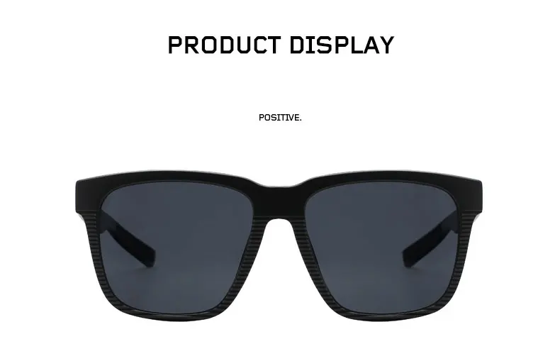JULI Quadratische, übergroße, polarisierte Sonnenbrille für große Köpfe, Herren, Retro, Vintage, XXL, supergroße Sonnenbrille, UV-Schutz, MJ8023 – Detail 12