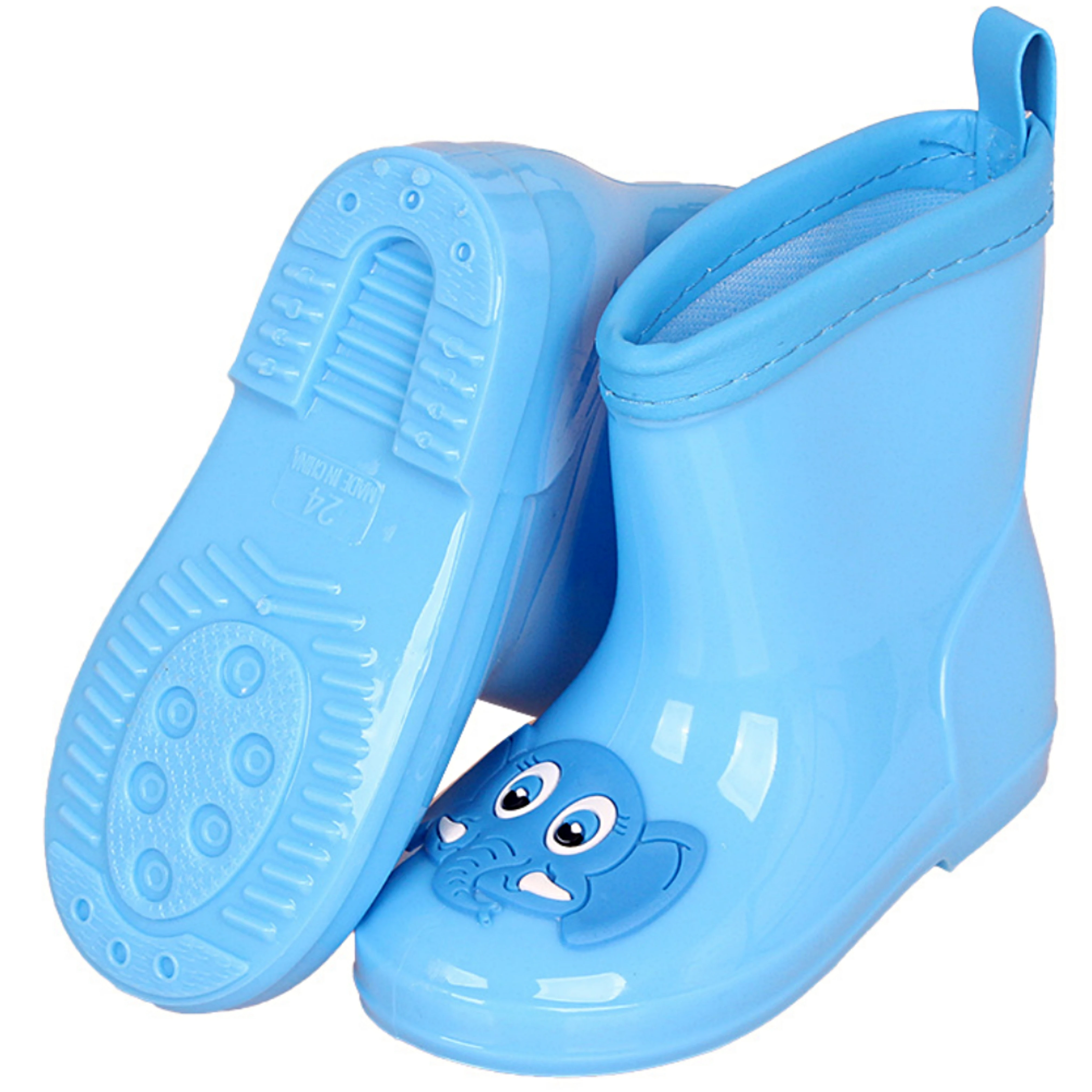 Rubber Boots for Children Girls Rain Boots Cartoon Kids Shoes OLOME Boys Rain Shoes Toddler Water Shoes Baby Waterproof Shoes