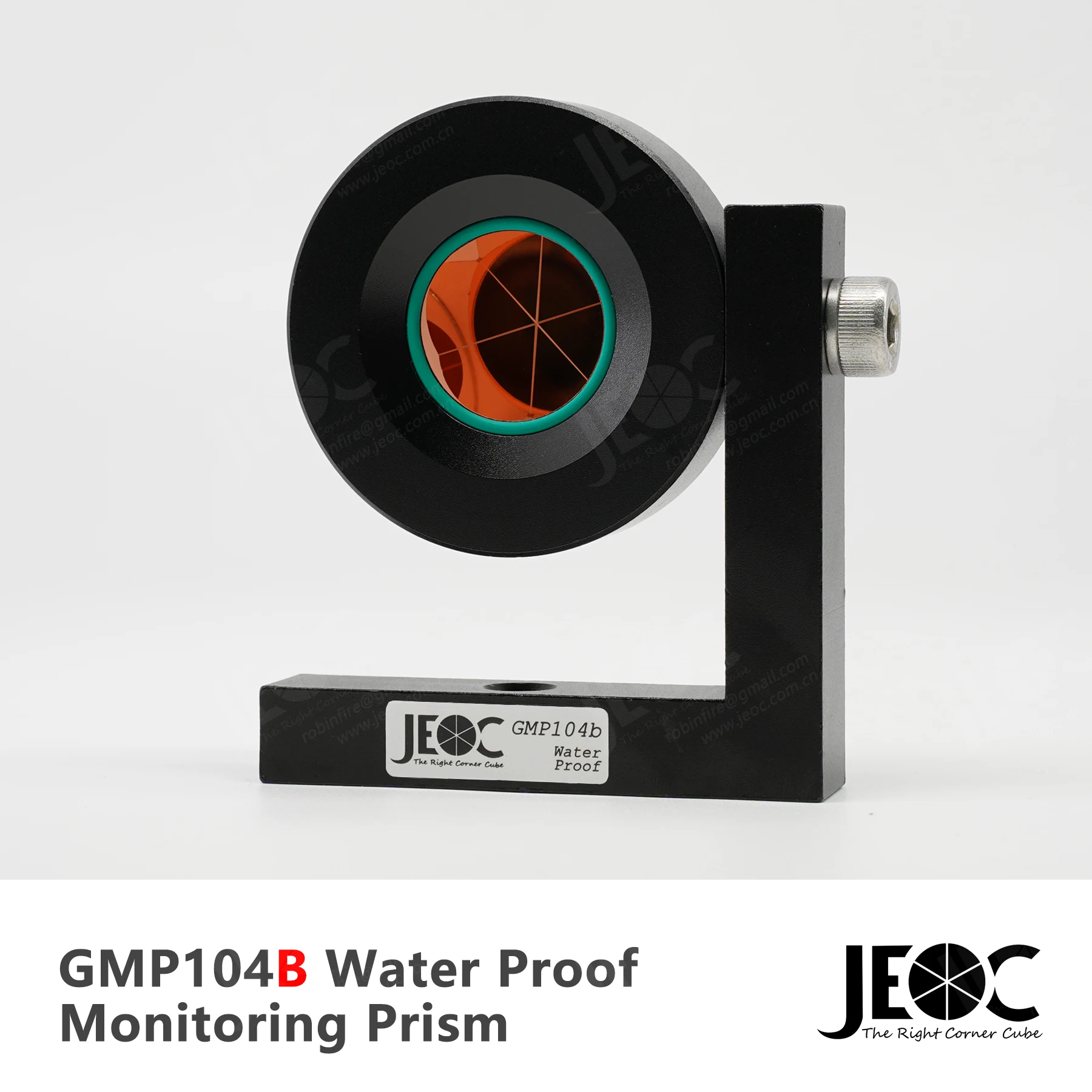 JEOC 90 Degree Water Proof Monitoring Prism GMP104B, GMP104 1 inch L Bar Reflector, for Leica total station, Land Surveying