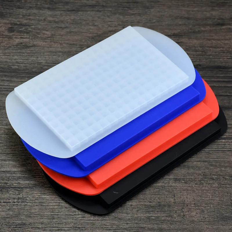Mini bandeja de gelo de silicone e grade de doces pequena máquina de gelo Mini bandeja de gelo Molde de chocolate Molde de gelo (160 grades, 3 pacotes)