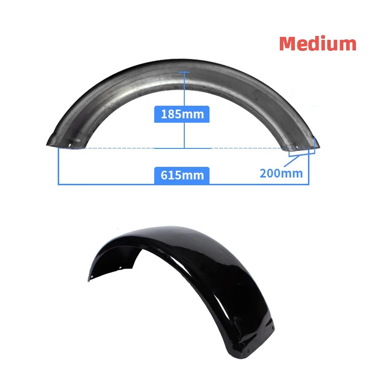 EgoTrailer 2PCS Steel Trailer Mudguard  Fender Cover For Trailer Wheels 12\