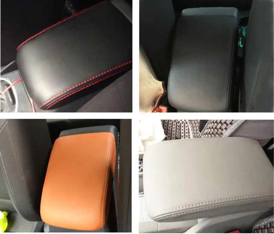 Customzied Microfibre Leather Center Armrest Cover For Mitsubishi ASX  car accessories interior  upgrade