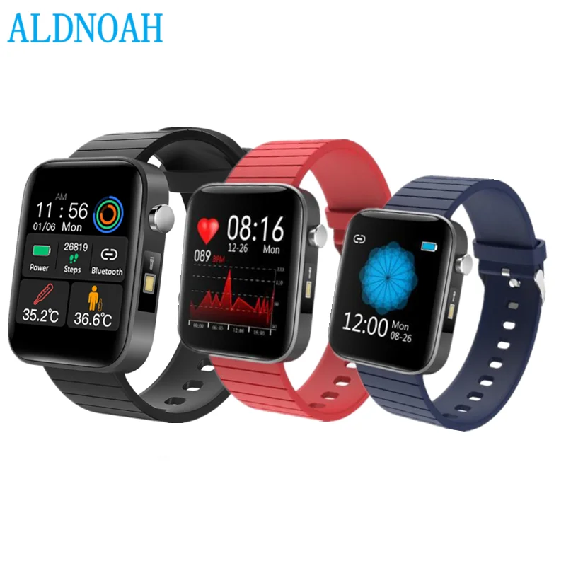 

Men Women Sports Business Smart Watch T68 Plus Body Temperature ​Measure Heart Rate Blood Pressure Monitor Smartwatch For Phones