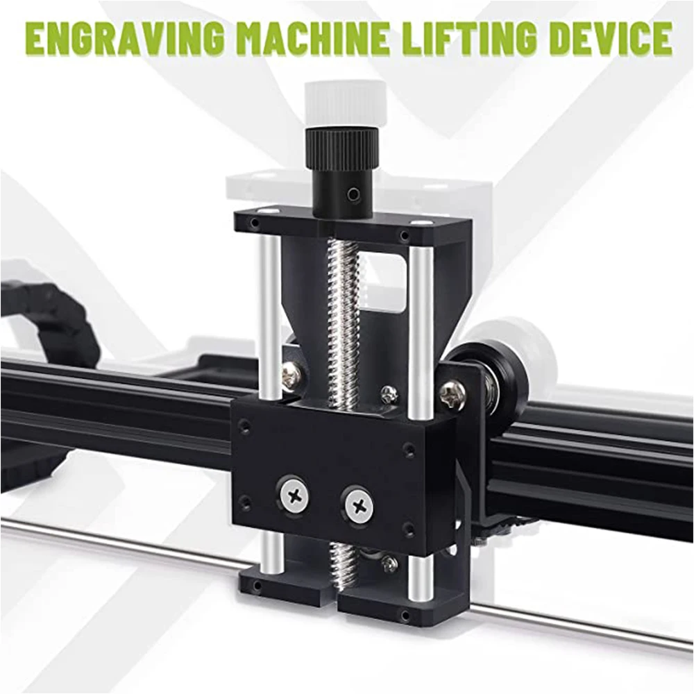 Free Z axis Lifting Device with Ortur Laser Master 2 PRO S2 Equipped Air Nozzle for Wood, Acrylic, Metal Art Crafting Making