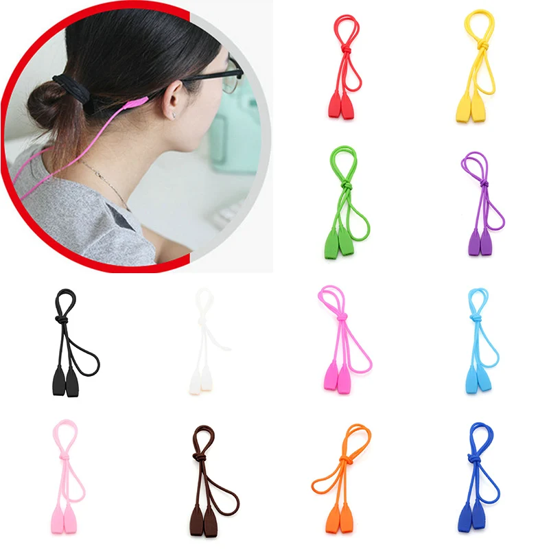 

DIY Anti-slip Silicone Rope Ear Support Ear Hooks Sleeves Spectacles Glasses Legs Earmuffs Glasses Legs Accessories Neck Lanyard