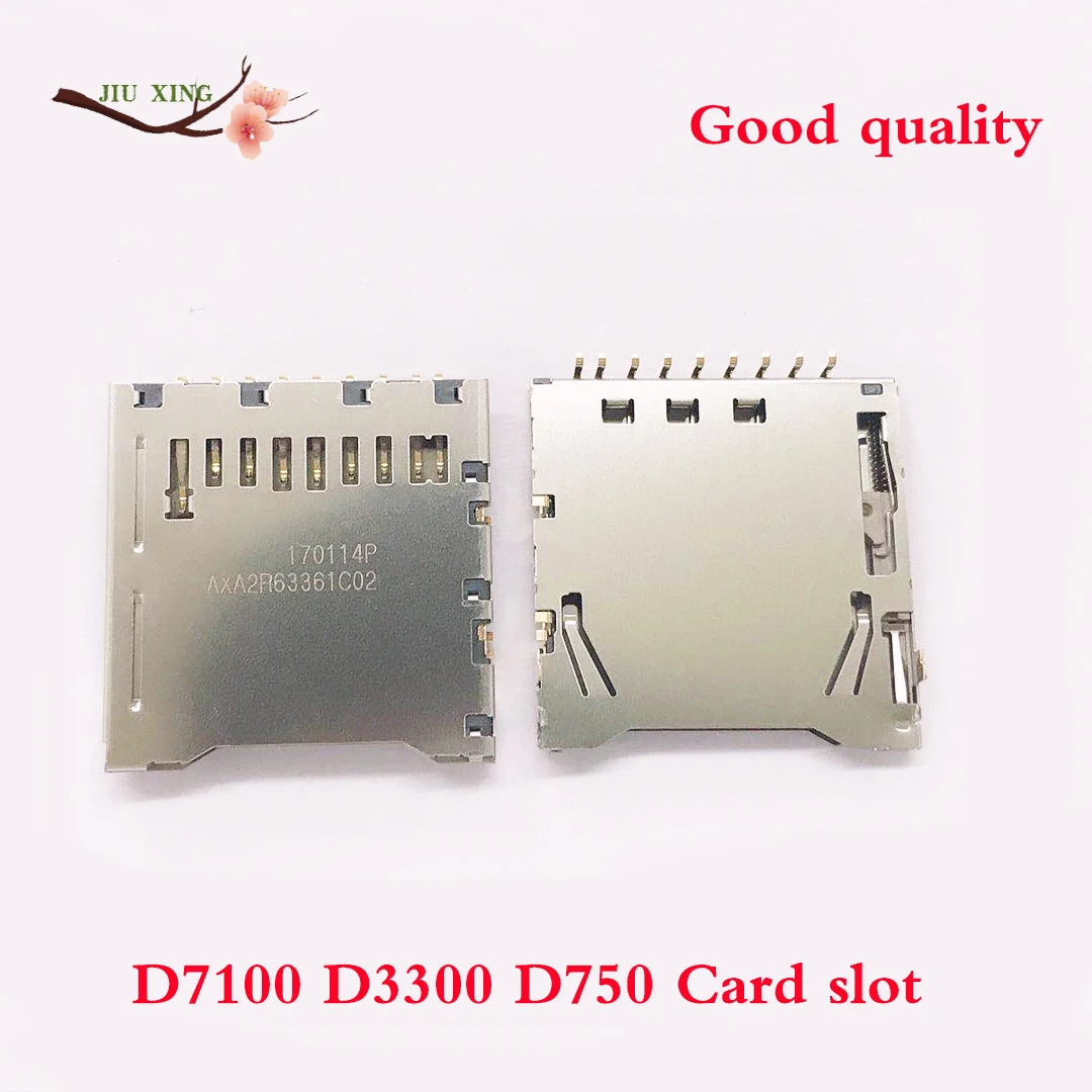 Nuevo montaje de ranura para tarjeta SD para Canon, EOS 70D, Nikon D750, D3300, D810, piezas de reparación de cámara