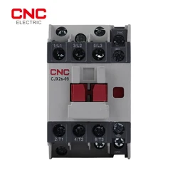 CNC 3Phase 3Pole CJX2S AC Contactor 1NO+1NC Coil Voltage 220v 50/60 Hz IEC 60947-4-1 9A/12A/18A/25A/32A