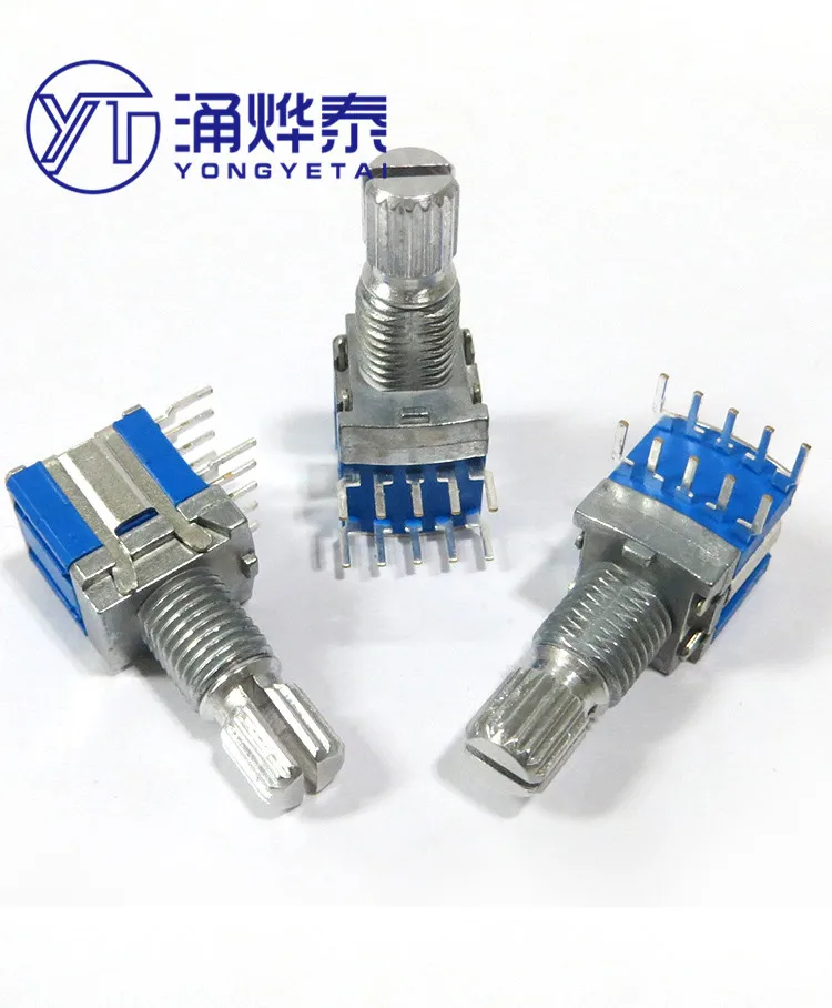 YYT 2PCS Small sealed type switch 2 knife 3 gear 4 gear shaft length 15MM gear switch band switch