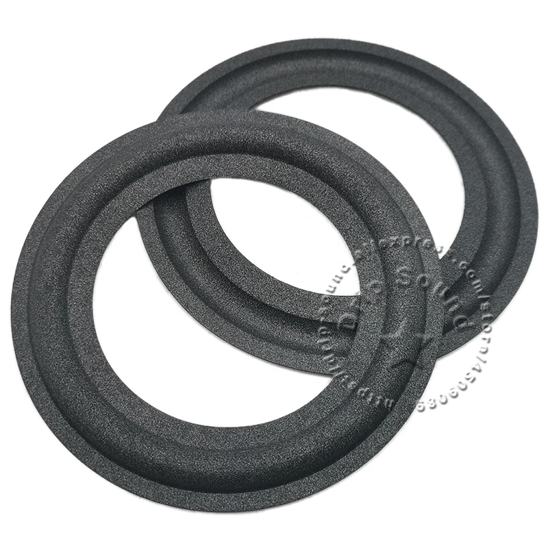 2pcs 2"/2.5"/3"/3.5" Inch Speaker Foam Folded Edge Ring Woofer Repair Side Surround Circle Replacement Parts 50-90mm/1.97"-3.54"