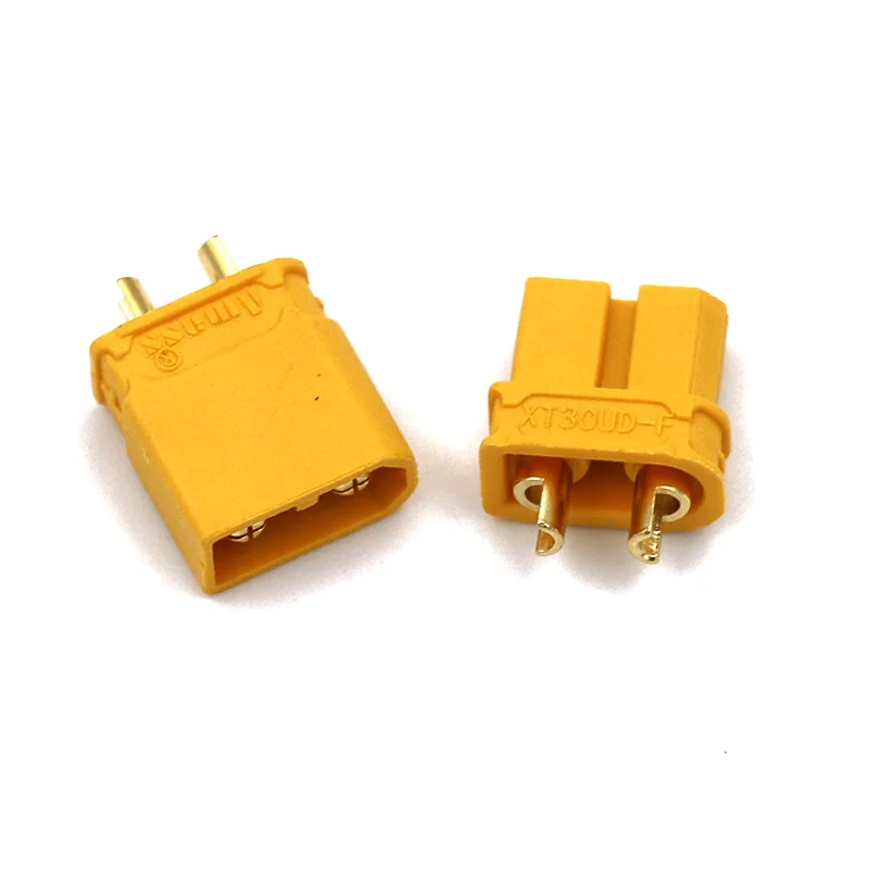 Amass 5/10/50 Pair  XT30UD Waterproof Plug 2mm 15A Copper Gold-plated Male Female Connector for RC FPV Racing Drone Lipo Battery