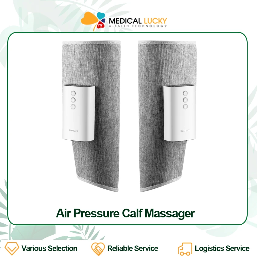 

Leg Pain Relief Portable Cordless Heated Air Compression Leg Massager Brace Calf-1 pair