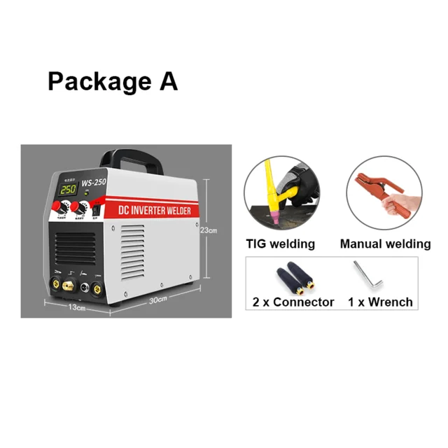 220V 250A IGBT TIG Welder Welding Machine Welding Inverter
