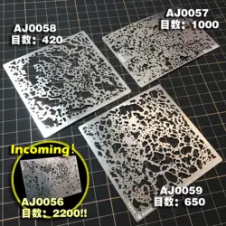 Military Model Motley & Stains Stencil For Aging Stencil Chariot Armor Design Leakage Spray Board Plates Hobby Models Tools