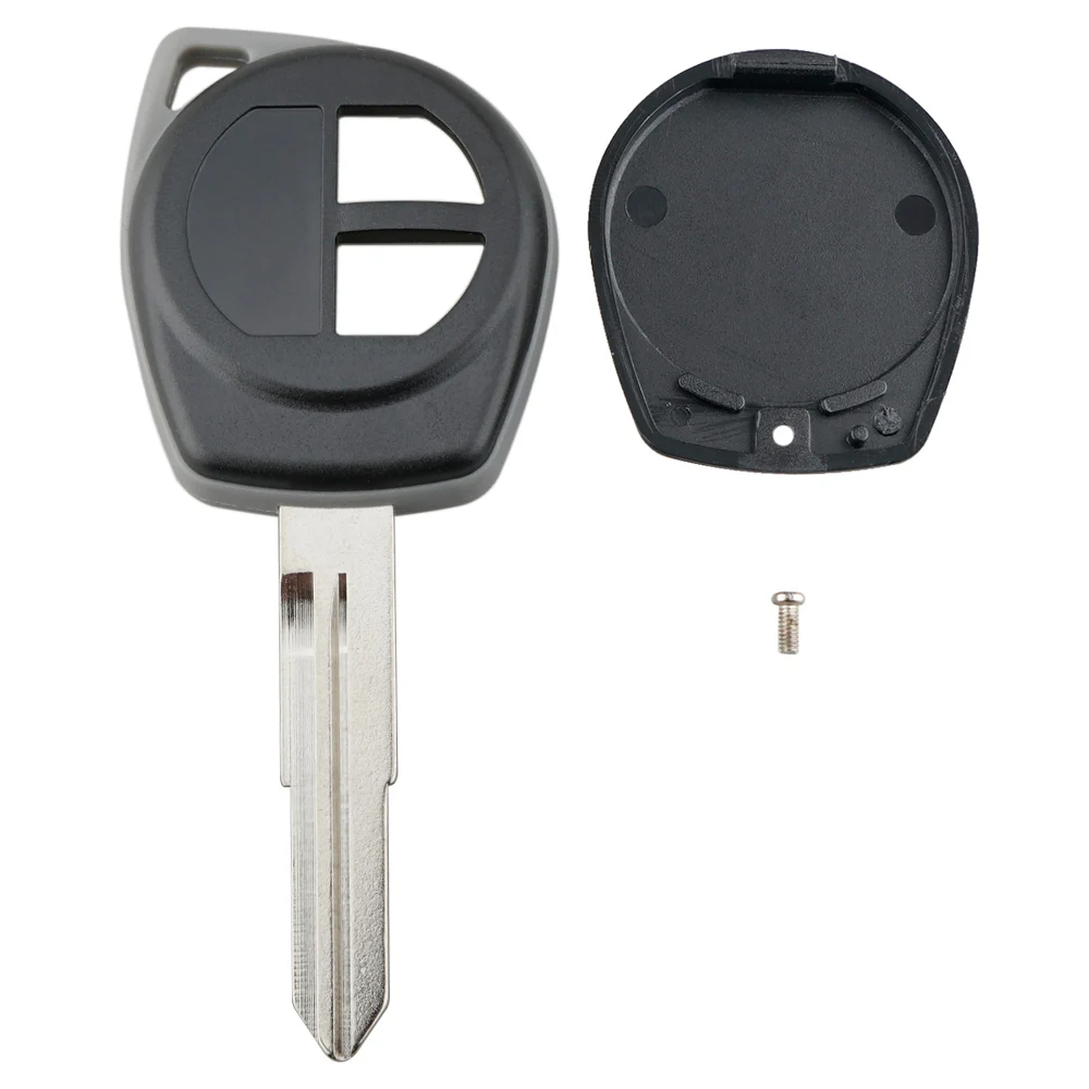 2 Knoppen Auto Sleutelhanger Case Shell Vervanging Afstandsbediening Cover met HU87 Blade Fit voor SUZUKI IGNIS ALTO SX4 VAUXHALL AGILA