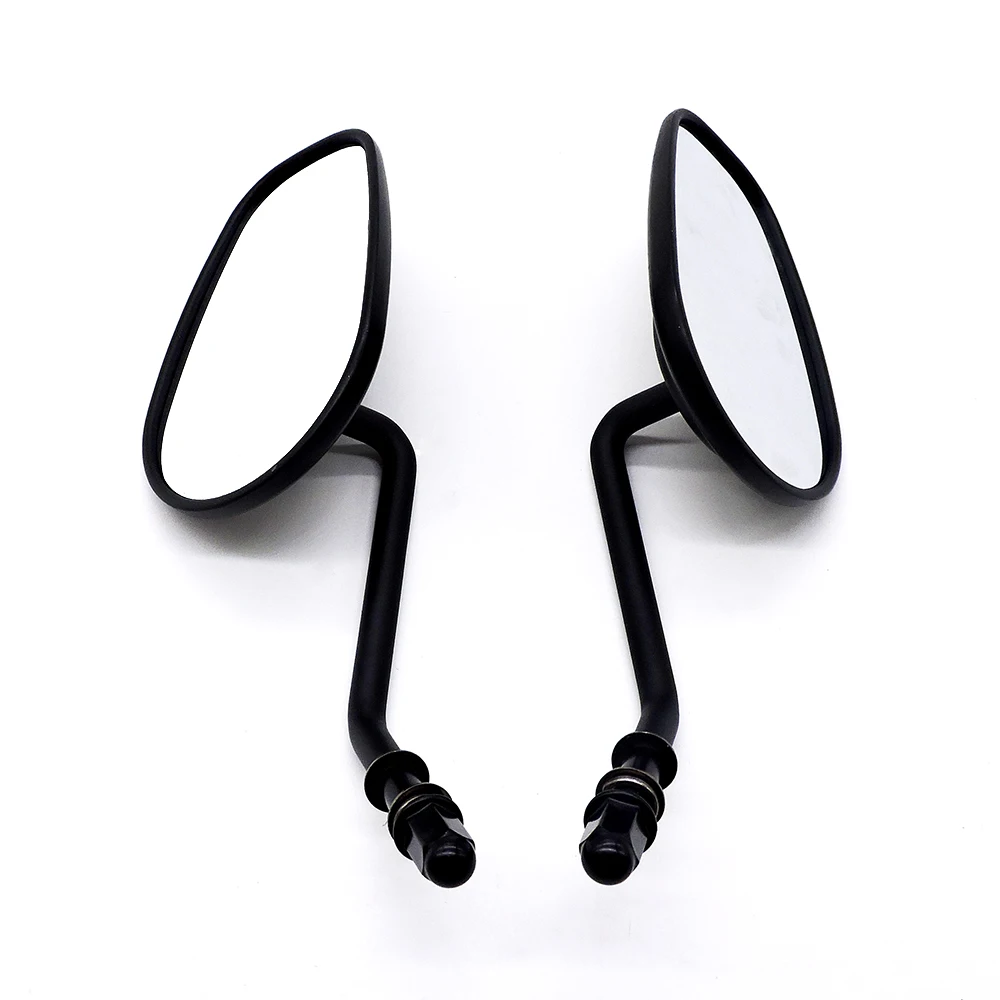 TCMT 8mm Black Rear View Mirrors Fits For Harley Davidson XL1200L XL883 XL883L Sportster