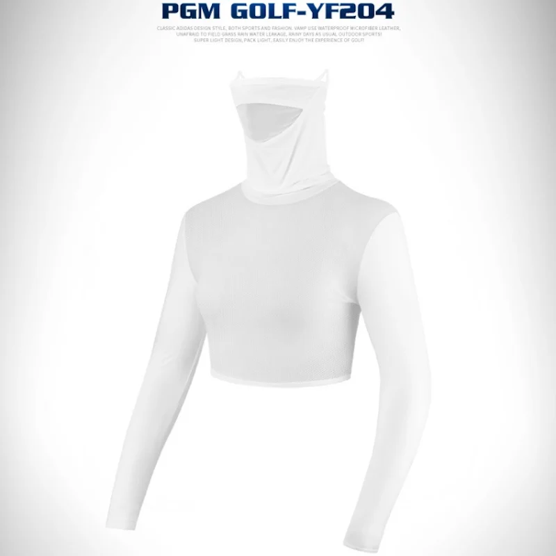 PGM Golf Women\'s Sunscreen Bottomwear Lady\'s Ice Silk Underwear Half Body Long Sleeve Summer Clothing YF203/YF204 Wholesale