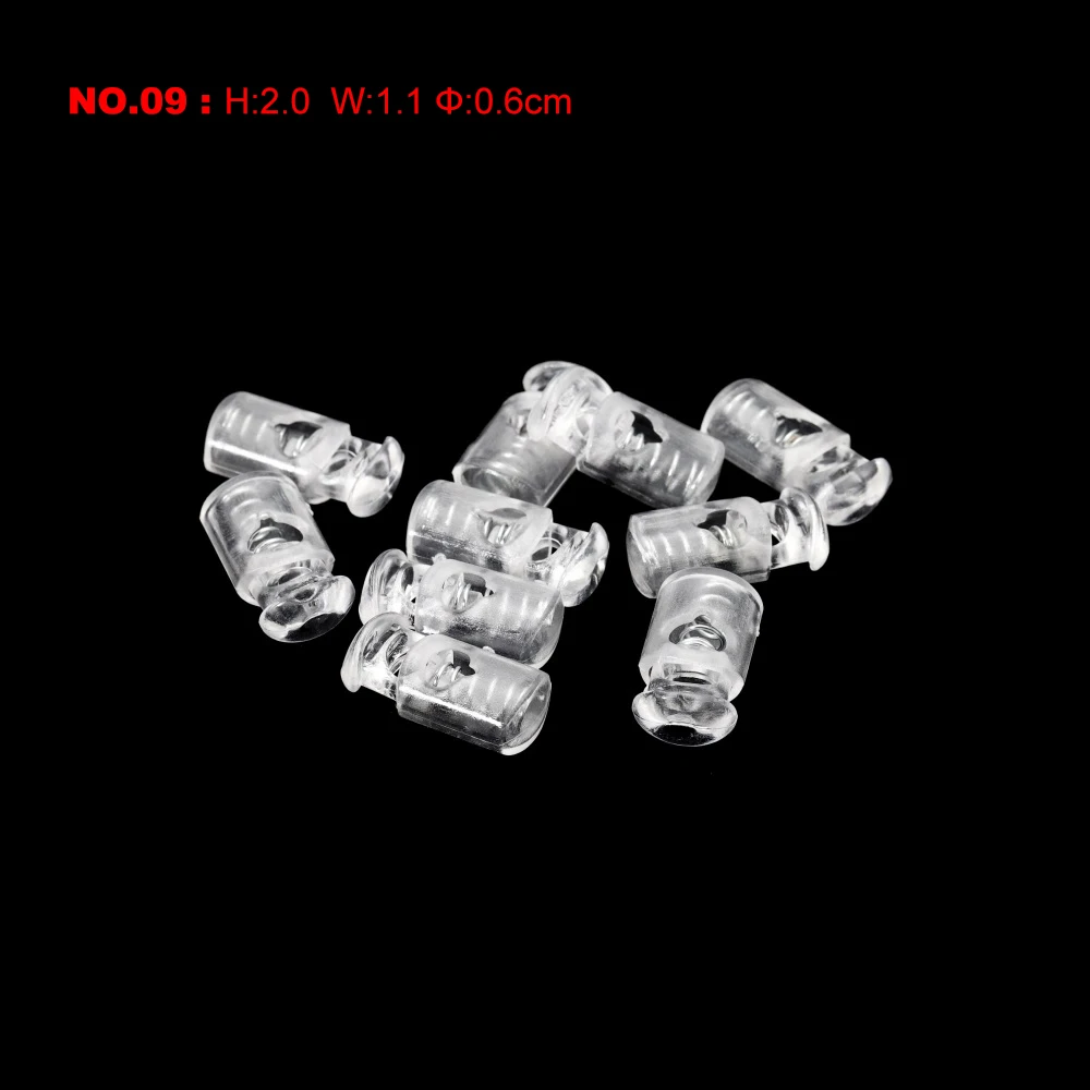 10pcs Cord Lock Plastic Stopper for DIY Jewellery Making