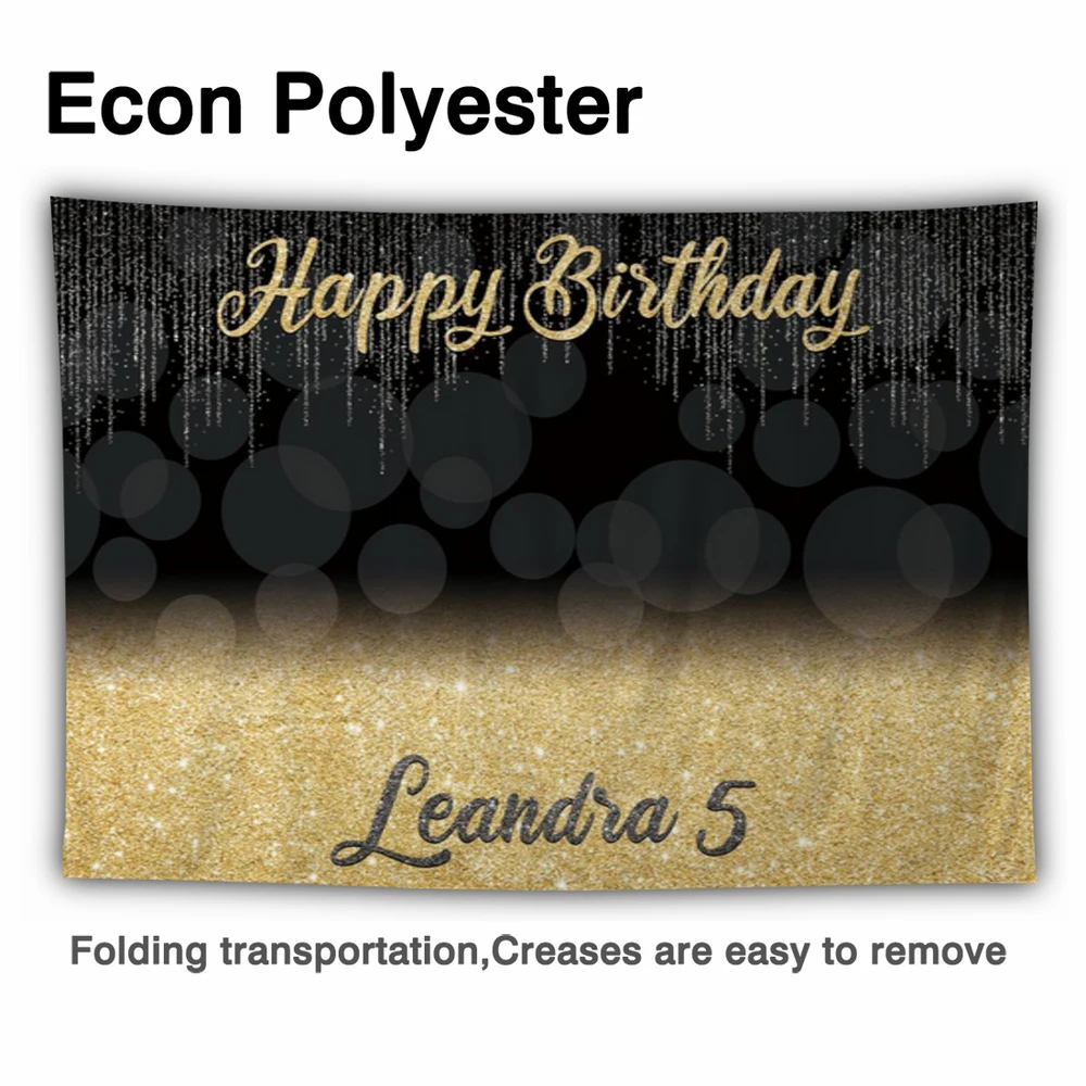 Allenjoy-telón de fondo de feliz cumpleaños para mujer, Fondo de fotografía con purpurina brillante, arena brillante, dulce, 16 niñas, decoración de fiesta