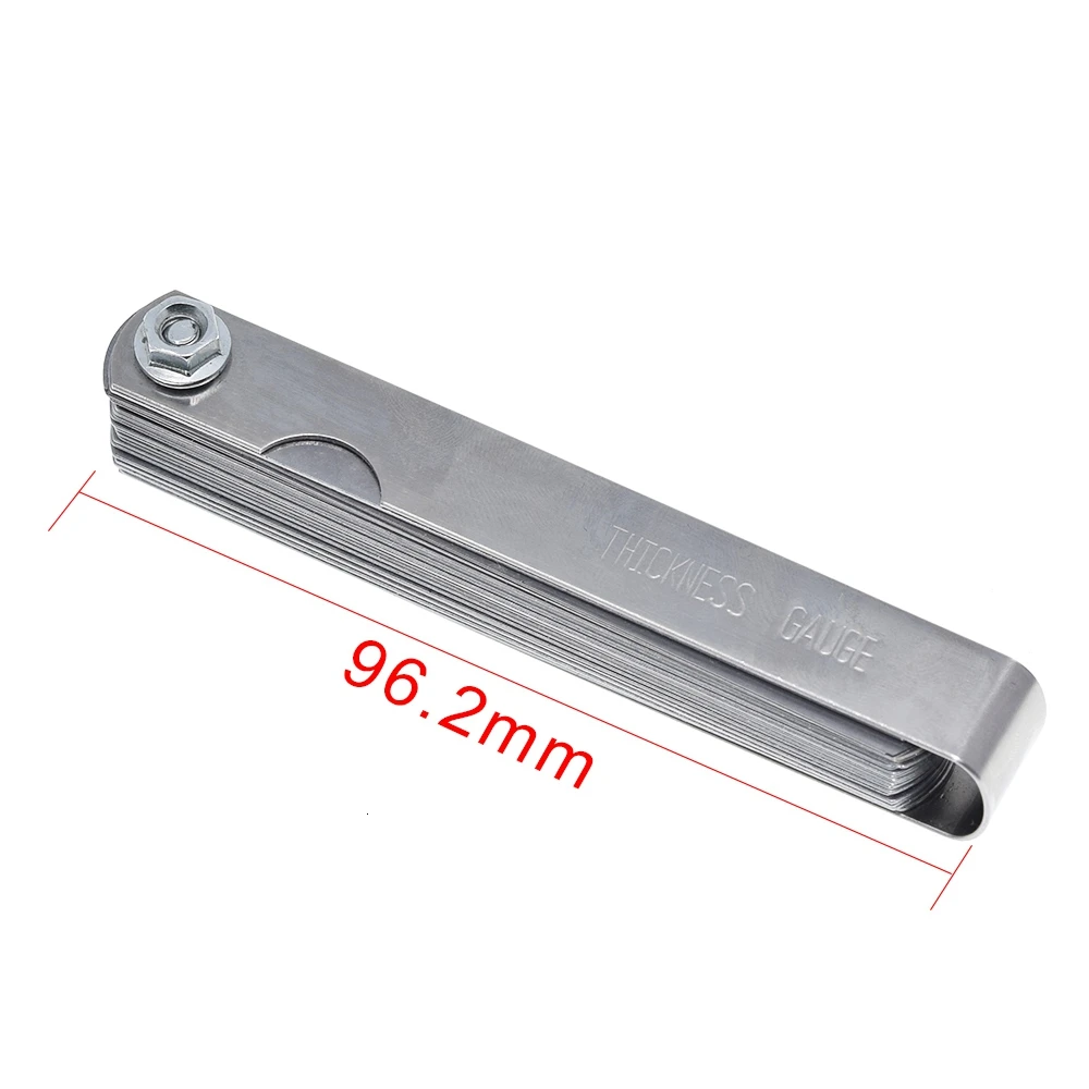 32-Klingen-Messblätter-Set für metrische Dickenmessungen, Modul-Ventilspaltmessgerät /METRISCH mit Messbereich 0,04 mm - 0,88 mm – Detail 2