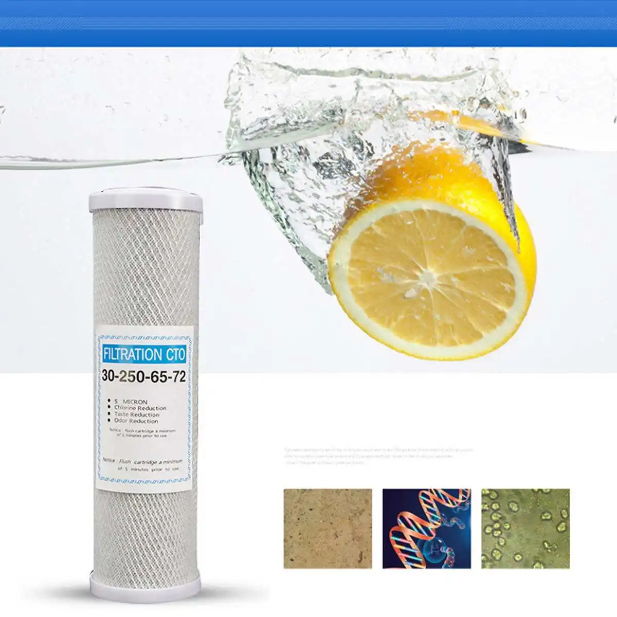 50/75/100/125GPD cucina domestica osmosi inversa RO membrana di ricambio sistema idrico filtro acqua depuratore trattamento potabile