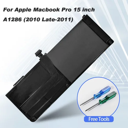 Imagen 2 del producto SKOWER Batería para portátil Apple MacBook Pro 15 pulgadas A1286 2019-2012 A1382 A1321