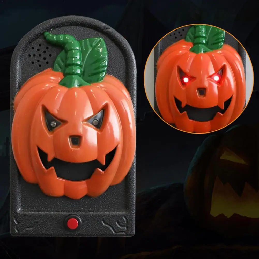 Halloween Ma Ám Chuông Cửa Hoạt Hình Quả Cầu Đá Mắt Trang Trí Halloween Với Ma Quái Âm Thanh Halloween Chuông Cửa Trang Trí Tiệc