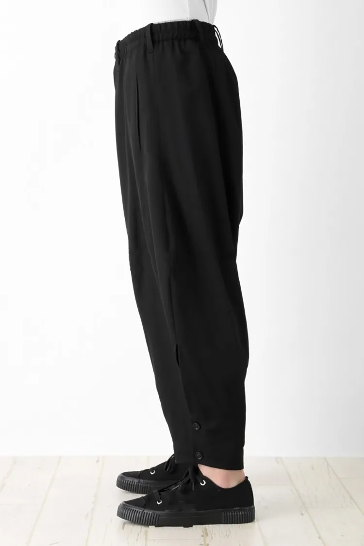 Pantalon à jambes larges pour hommes, pantalon décontracté, grande taille, style CHRISTAMPain, noir, mode printemps et automne, neuf cents