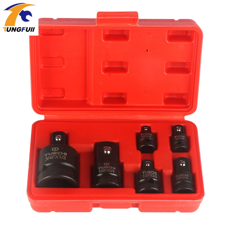 Bộ 1 Ổ Cắm Chuyển Đổi Bộ Chuyển Đổi 1/4 1/2 3/8 3/4 Dành Cho Xe Hơi Xe Đạp Để Xe Dụng Cụ Sửa Chữa Cầm Tay Cờ Lê Dụng Cụ Tác Động Ổ Cắm Bộ Đổi Nguồn