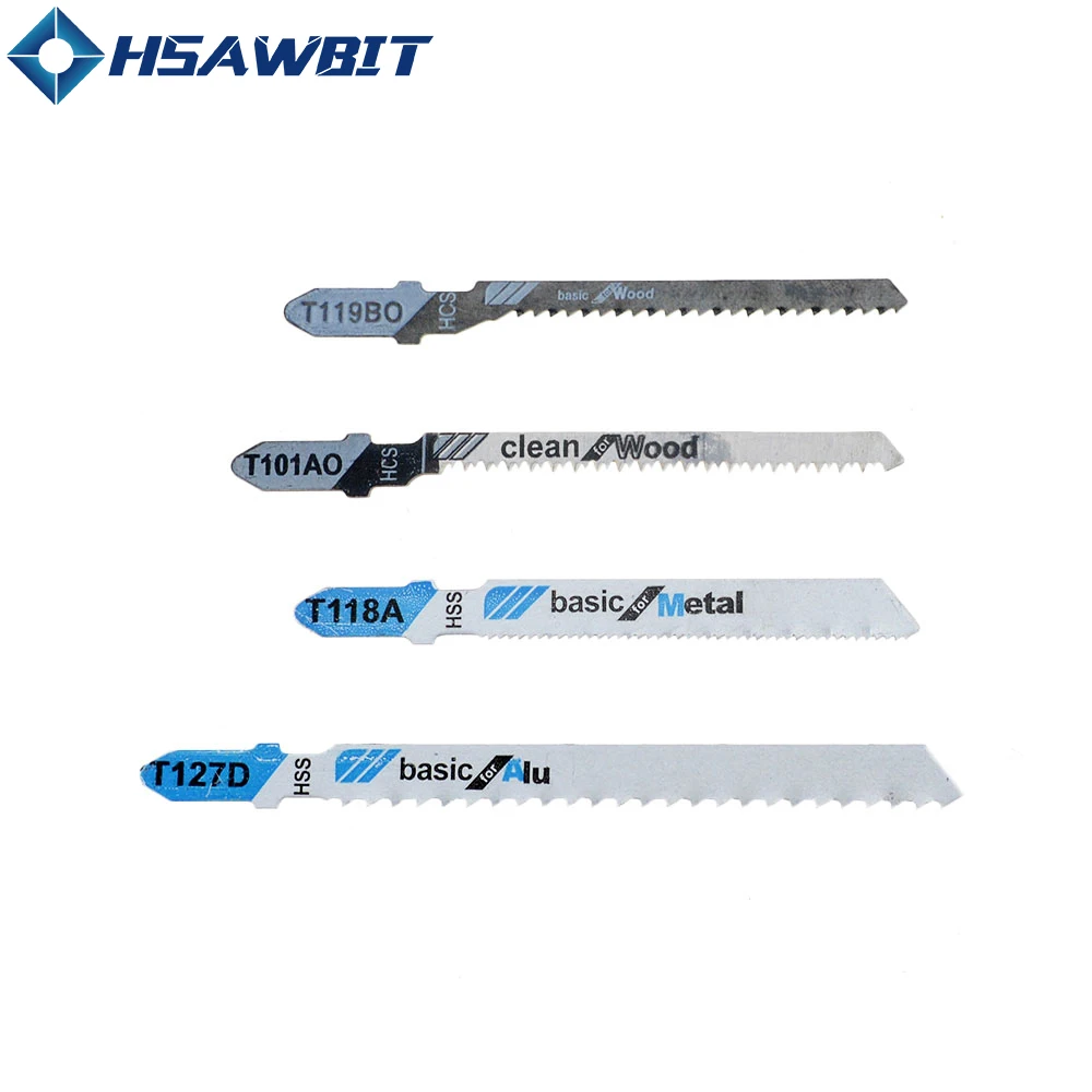 10pcs/set Jig Saw Blades T244D/T144D/T111C For Fast Cutting Straight Cutting 4 mm Teeth Length Jigsaw Blades Saw Blade