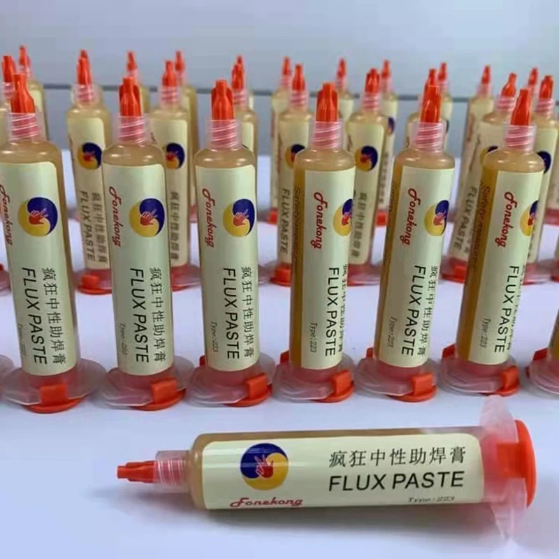 FONEKONG Capacity 10CC syringe Neutral Lead-Free And Halogen-Free BGA Flux Suitable For Soldering  For Mobile Phone Motherboard