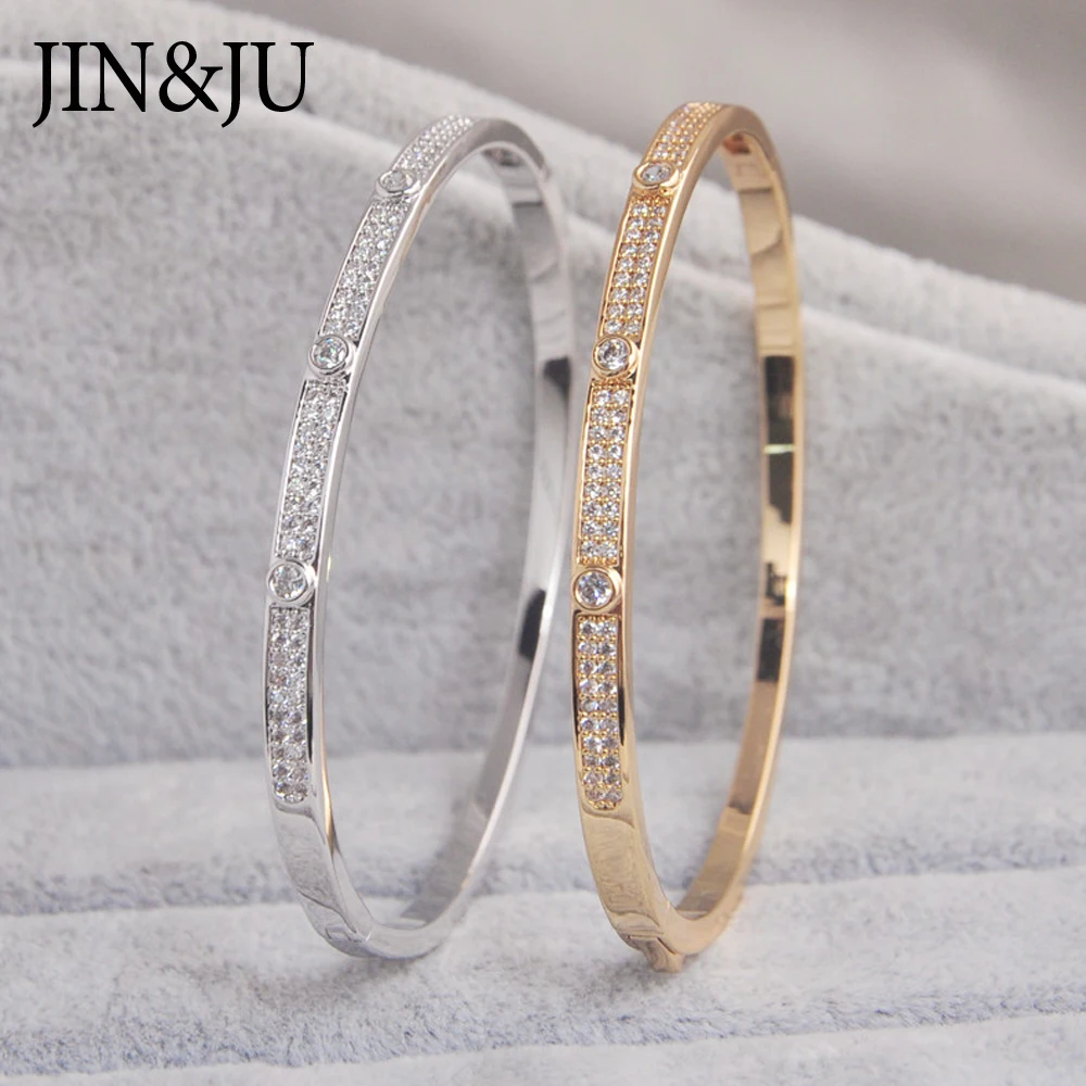 Gold Color Charm Bangles Bracelets For Women Gift Pulseras Mujer Fashion Jewelry