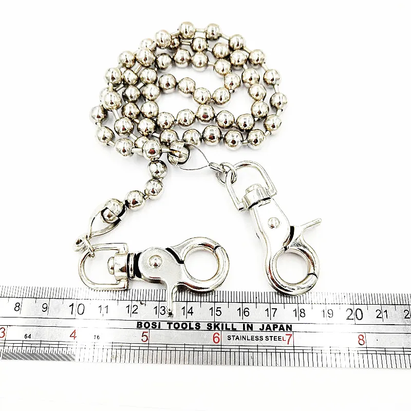 keychain pubg Punk Men Wallet Belt Chain Ball Metal Trousers Chain For Jeans Pants Fashion Jewelry For Men Women