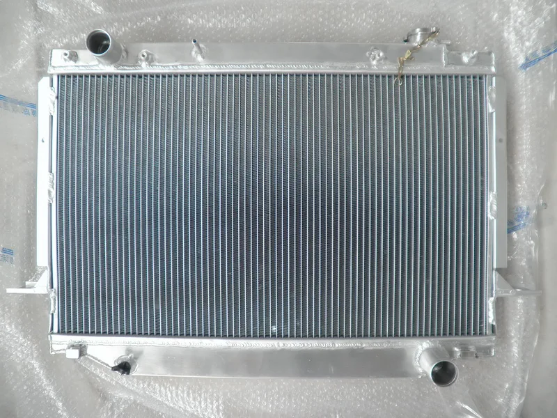 50mm 2Row All Aluminum Radiator For 1993-1997 Toyota Landcruiser 80 SERIES FJ80R FZJ80R 1993 1994 1995 1996 1997