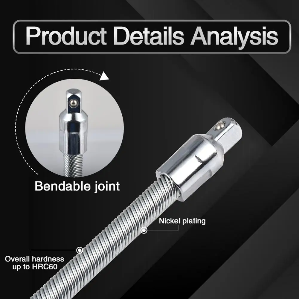 Hoen 1/4 "Shank 150Mm Hex Key Adapter Ratelsleutel Extension Bar Set Aanpassing Extra Lange Hand Repair Tools