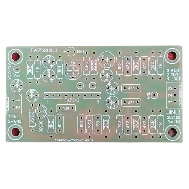 Stereo Decoder Board Pcb | Decoder Stereo Fm Ta7343 | Automation 