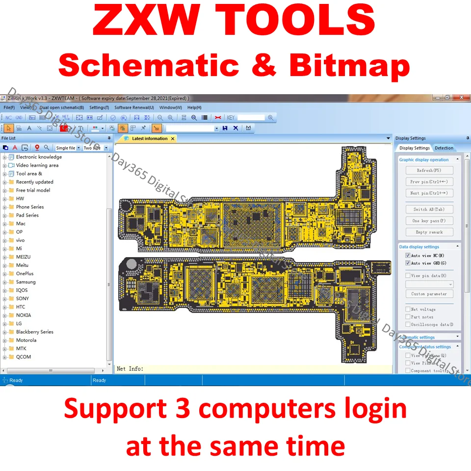 Official ZXW tools renewal for Mobile Phone motherboard repair
