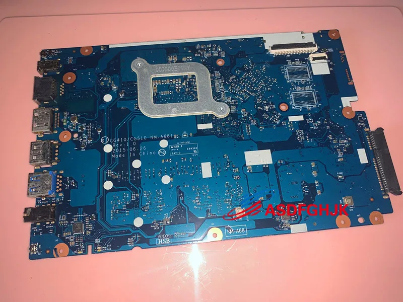 Original FOR Lenovo IdeaPad 100-15IBD LAPTOP MOTHERBOARD WITH SR23Y CPU 80QQ CG410/CG510 NM-A681 TESED OK