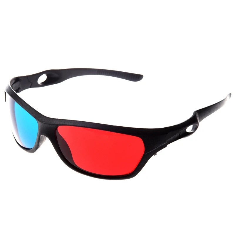 RISE-Red-blue / Cyan Anaglyph Simple style 3D Glasses 3D movie game (Extra Upgrade Style)