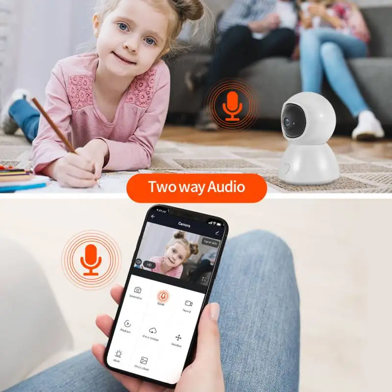 

Two Way Audio Baby Monitor Video Calling FHD 2MP Wifi PTZ Tuya Camera