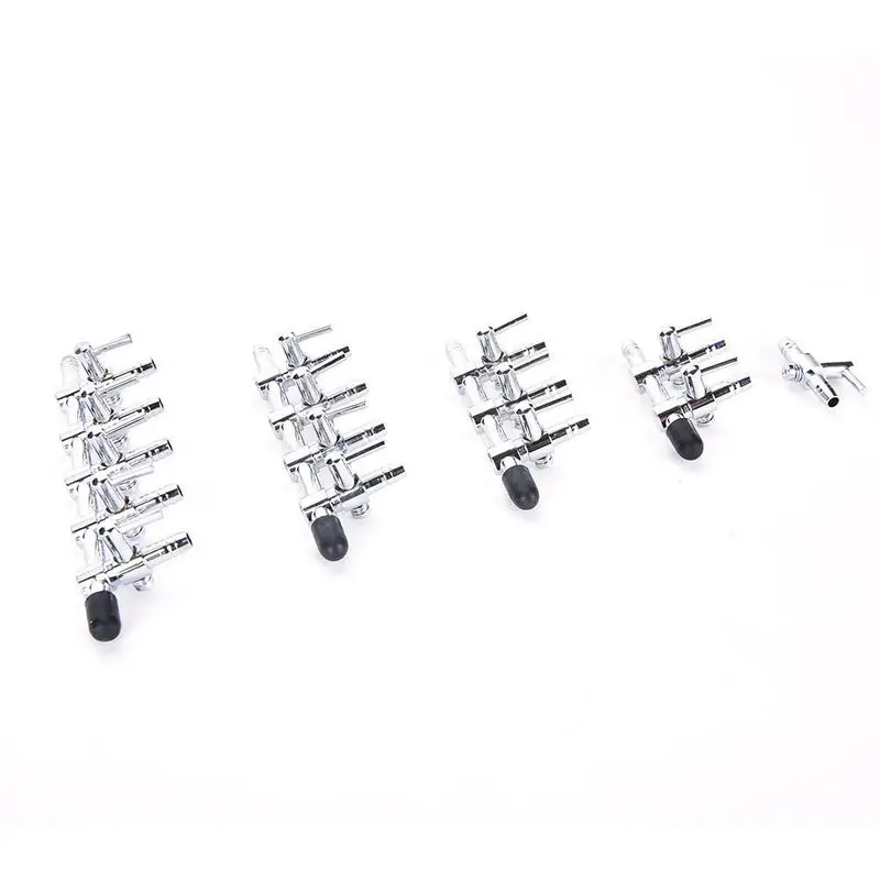 1PCS Stainless Steel Distributor Air Flow Control Valve Fish Tank Dedicated Trachea Splitter Aquarium Oxygen Pump Accessories
