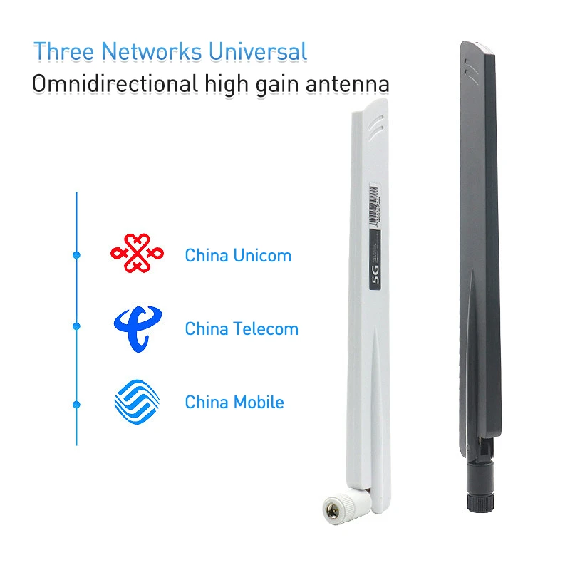 2 Bộ 18DBi Bên Ngoài Tăng Cao 5G Wifi Router SMA Card Mạng Không Dây Anten 600-6000 MHz tín Hiệu Cao SensitivityFeat