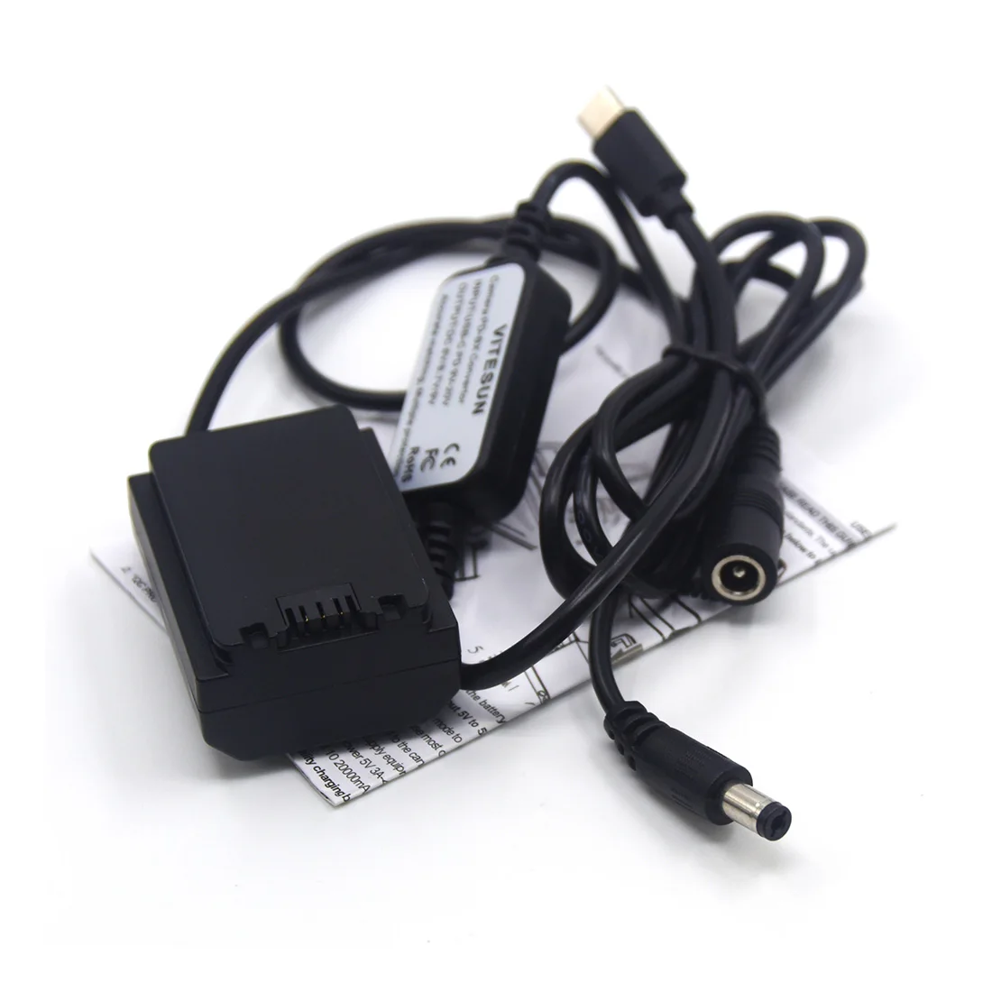 USB نوع C USB-PD محول إلى كابل الطاقة + NP-FZ100 الدمية بطارية لسوني ألفا A9R A9S A7C 7M3K A6600 A7R5 7RM3 FX30 A7R5 A7M4